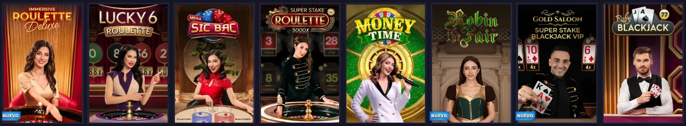 Sportaza casino juegos de casino en vivo con ruleta, blackjack y mesas en directo